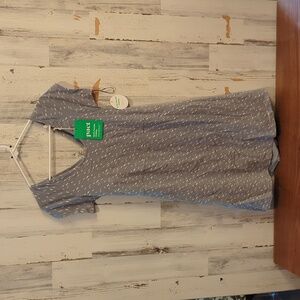 Pact fit and flare dress NWT